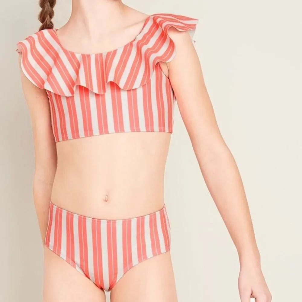 ✨ Old Navy Girls Ruffle Neck Bikini Set✨